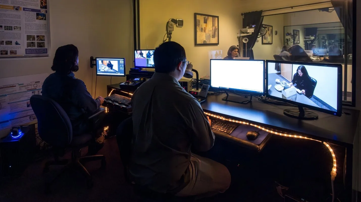 HF employees conducting a research study